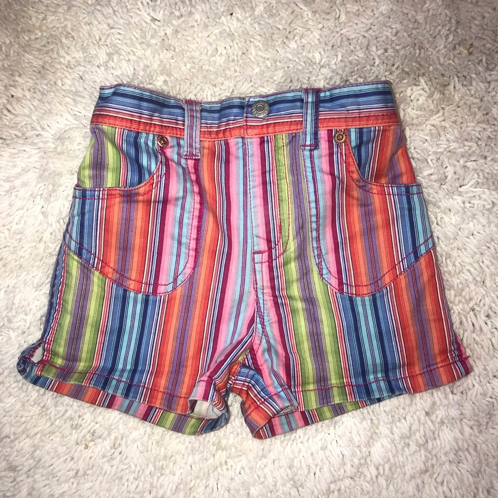 Cute themed rainbow shorts